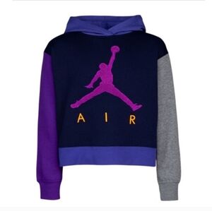 Jordan Purple and Black Hoodie